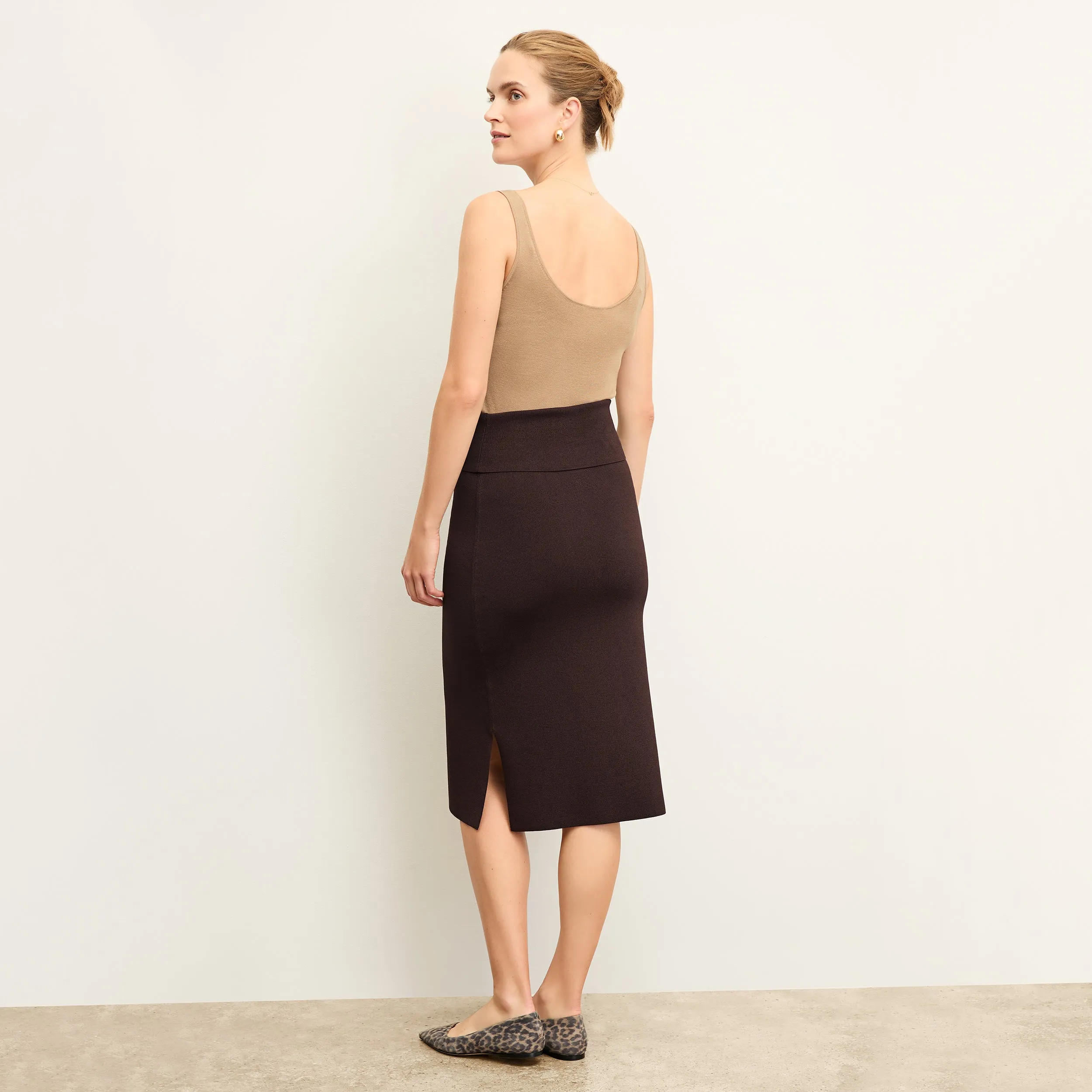 Harlem Skirt - Jardigan Knit :: Chocolate