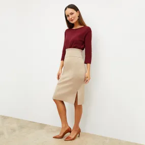 Harlem Skirt - Jardigan Knit :: Latte