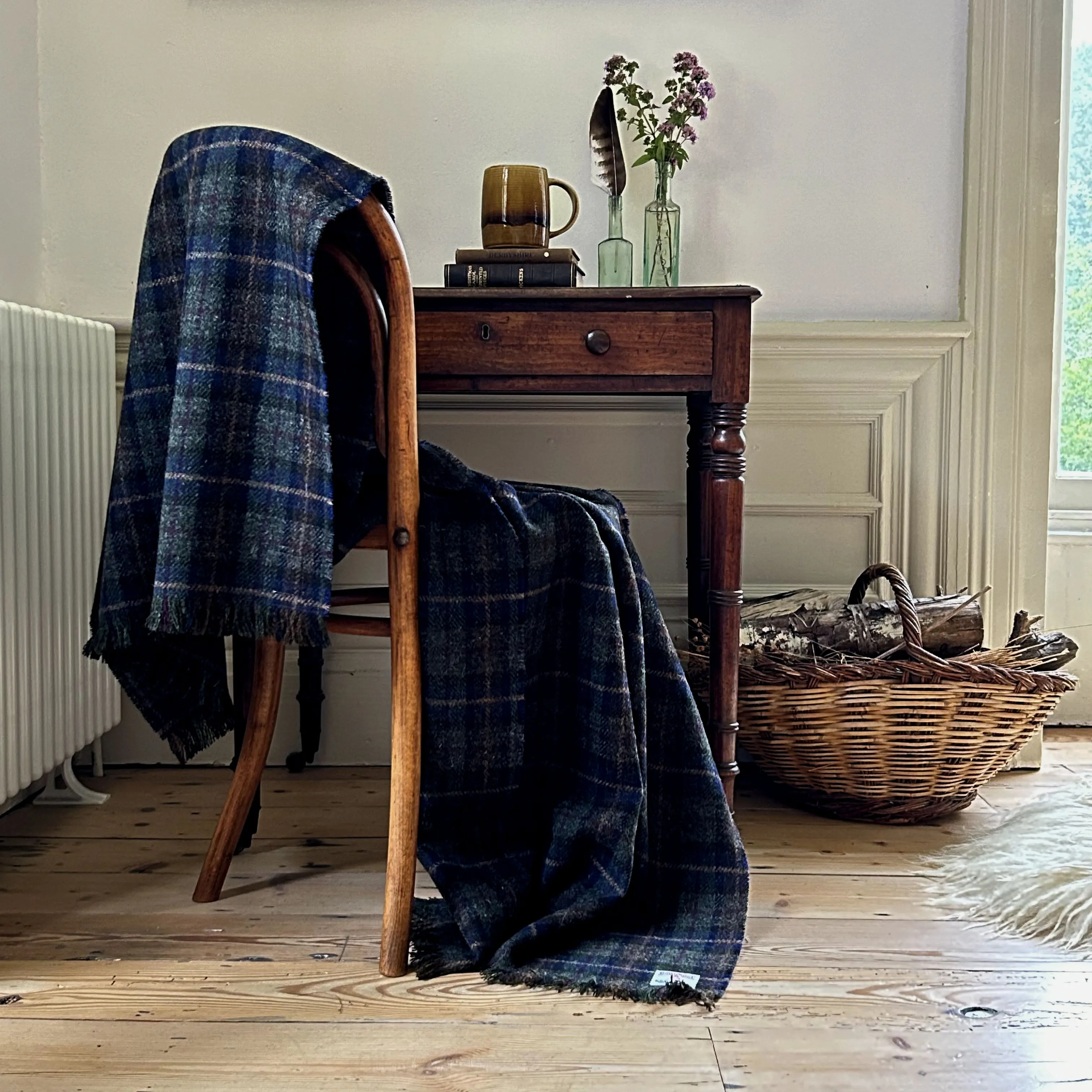 Heather Glade Tartan Wrap Blanket