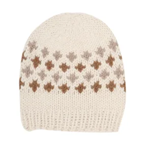 Huttelihut Alpaca Knit Patterned Hat