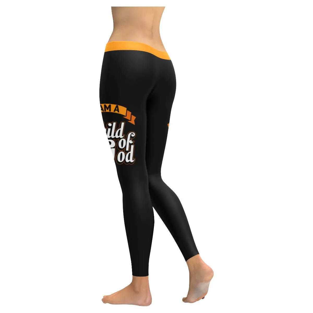 I Am A Child Of God Soft Leggings For Women - Christian Leggings For Women