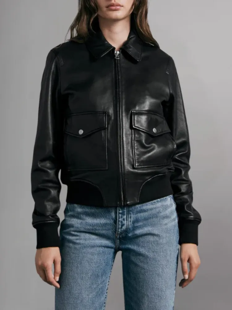 Icon Andrea Black Leather Jacket