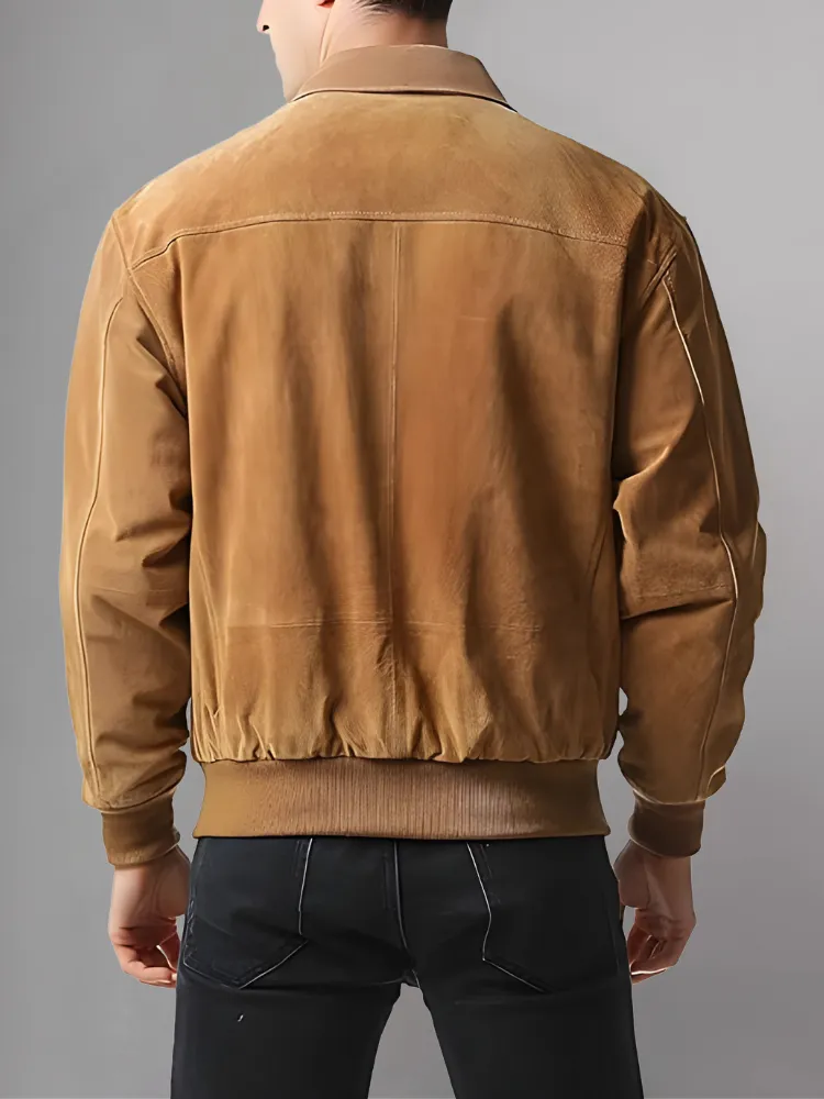 Iconic Reddish Brown A-2 Flight Jacket