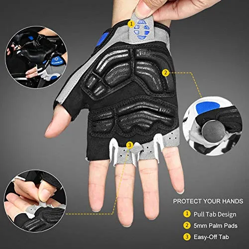 INBIKE Gel Pad Half Finger Cycling Gloves