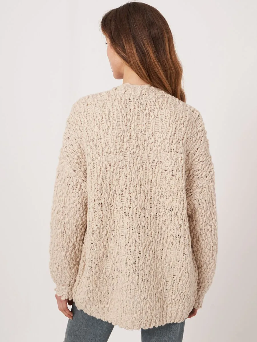 Ivory Wool Cardigan