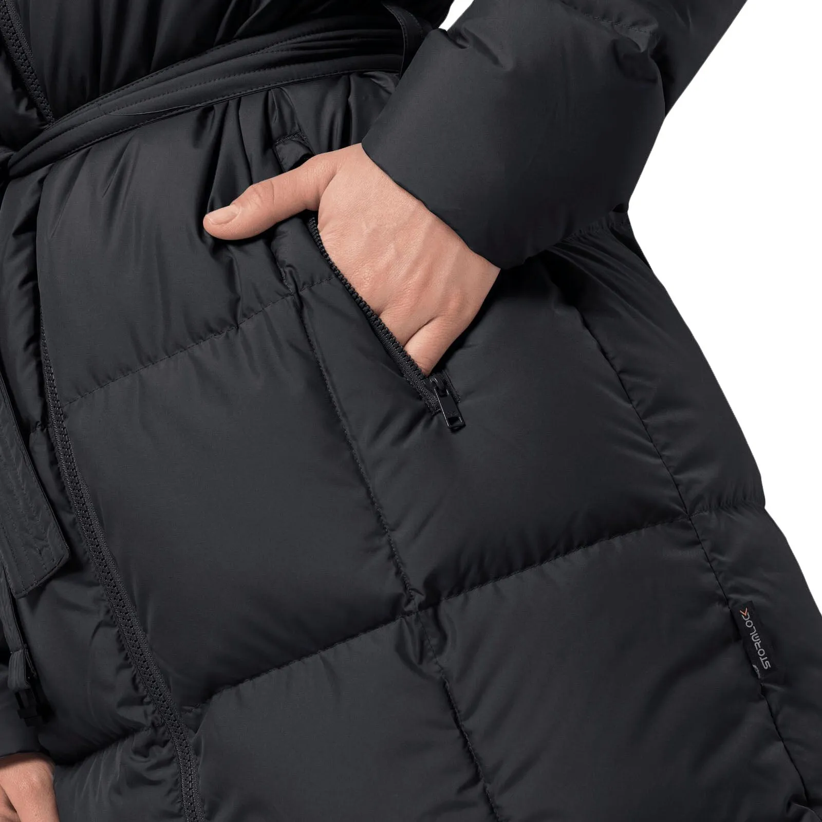 Jack Wolfskin Womens Frozen Lake Windproof Water Repellent Coat