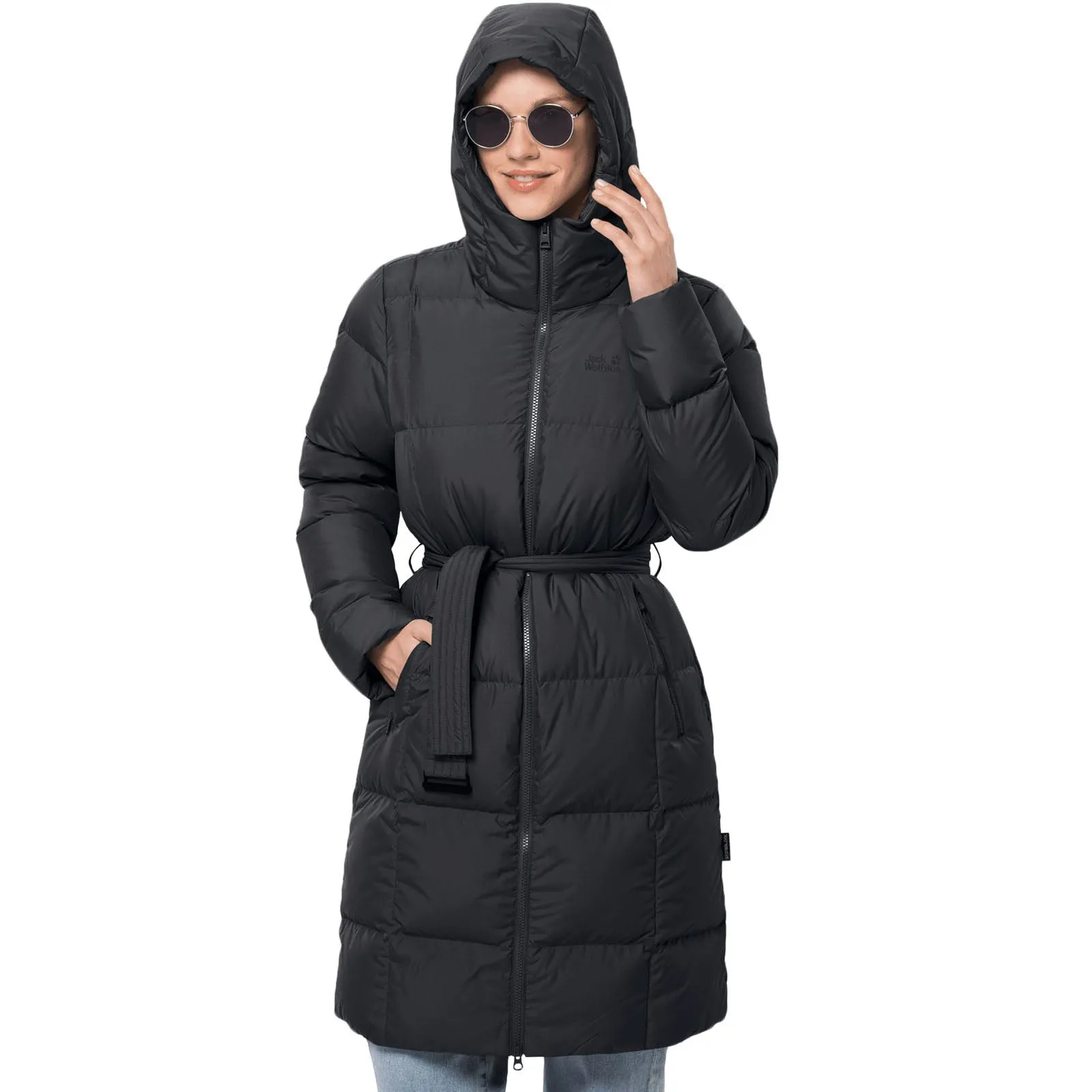 Jack Wolfskin Womens Frozen Lake Windproof Water Repellent Coat