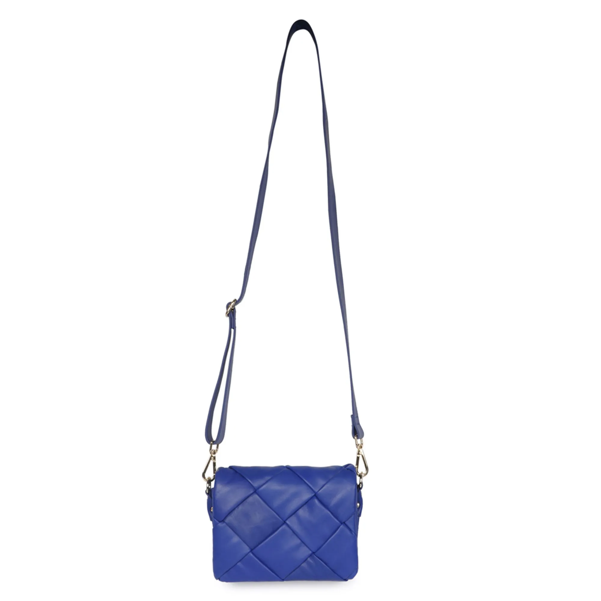 Kate Blue Leather handcrafted Cross Body Sling Bags