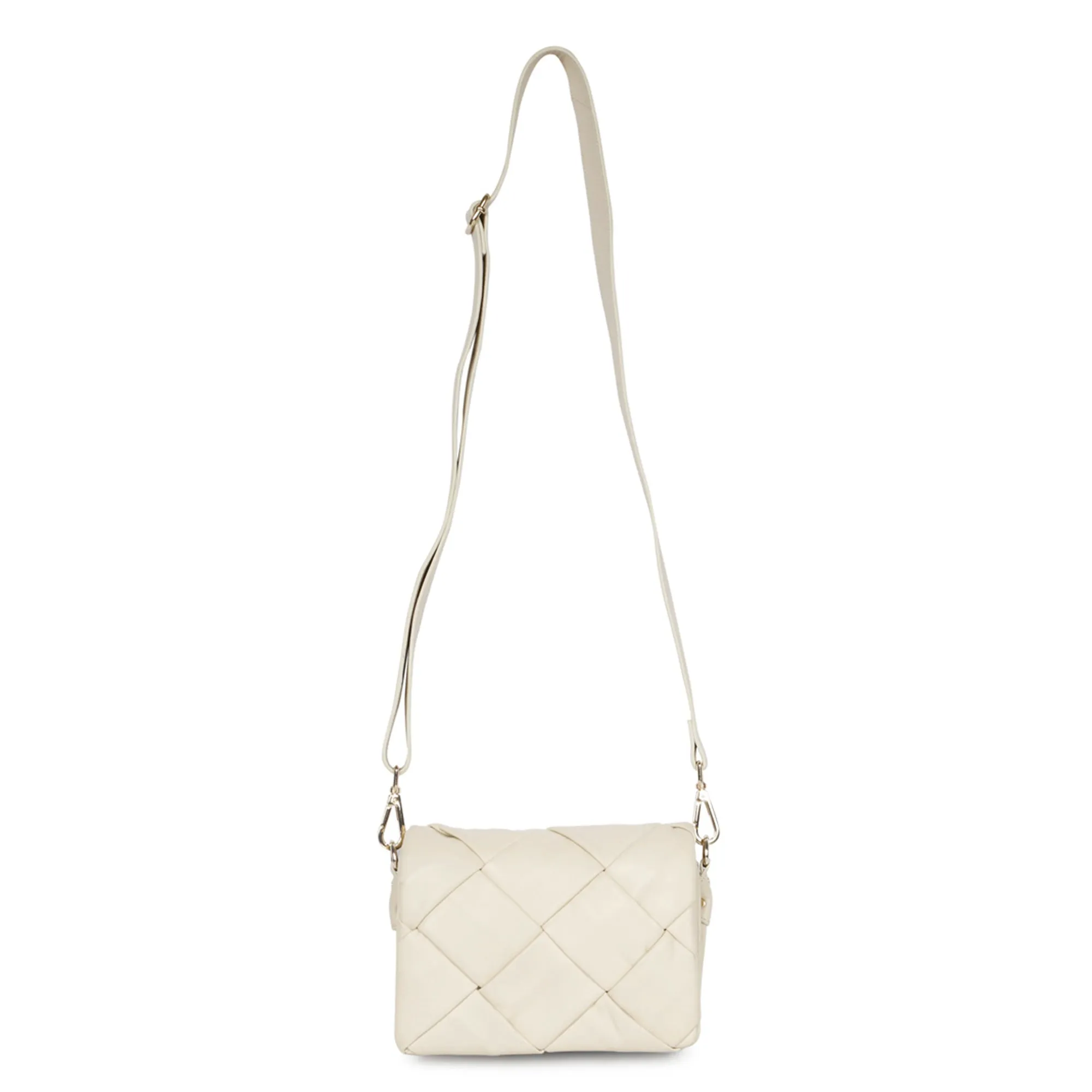 Kate Cream Leather Handcrafted Cross Body Sling Bags