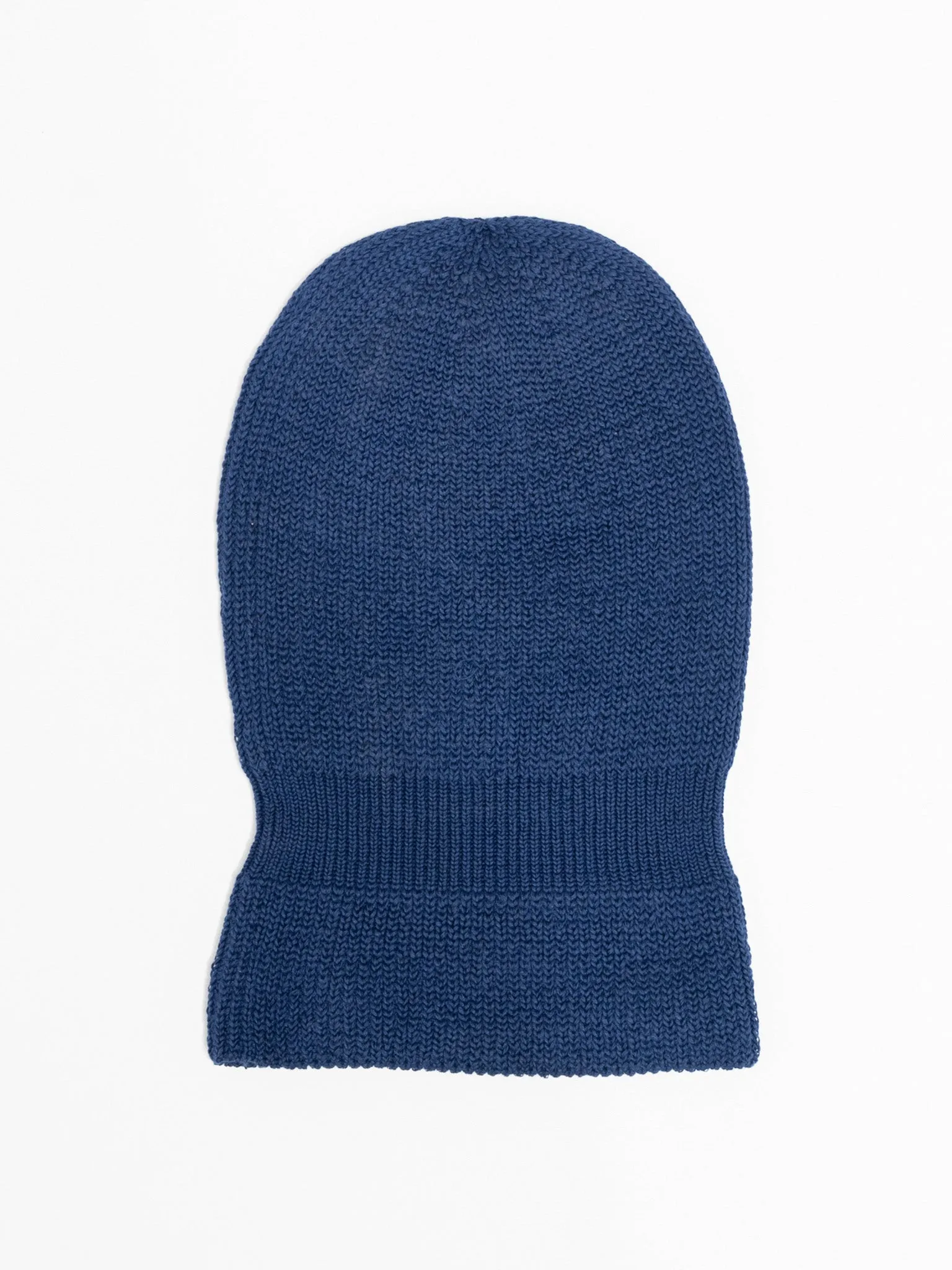 Knit Balaclava Beanie - Royal Blue, Camel