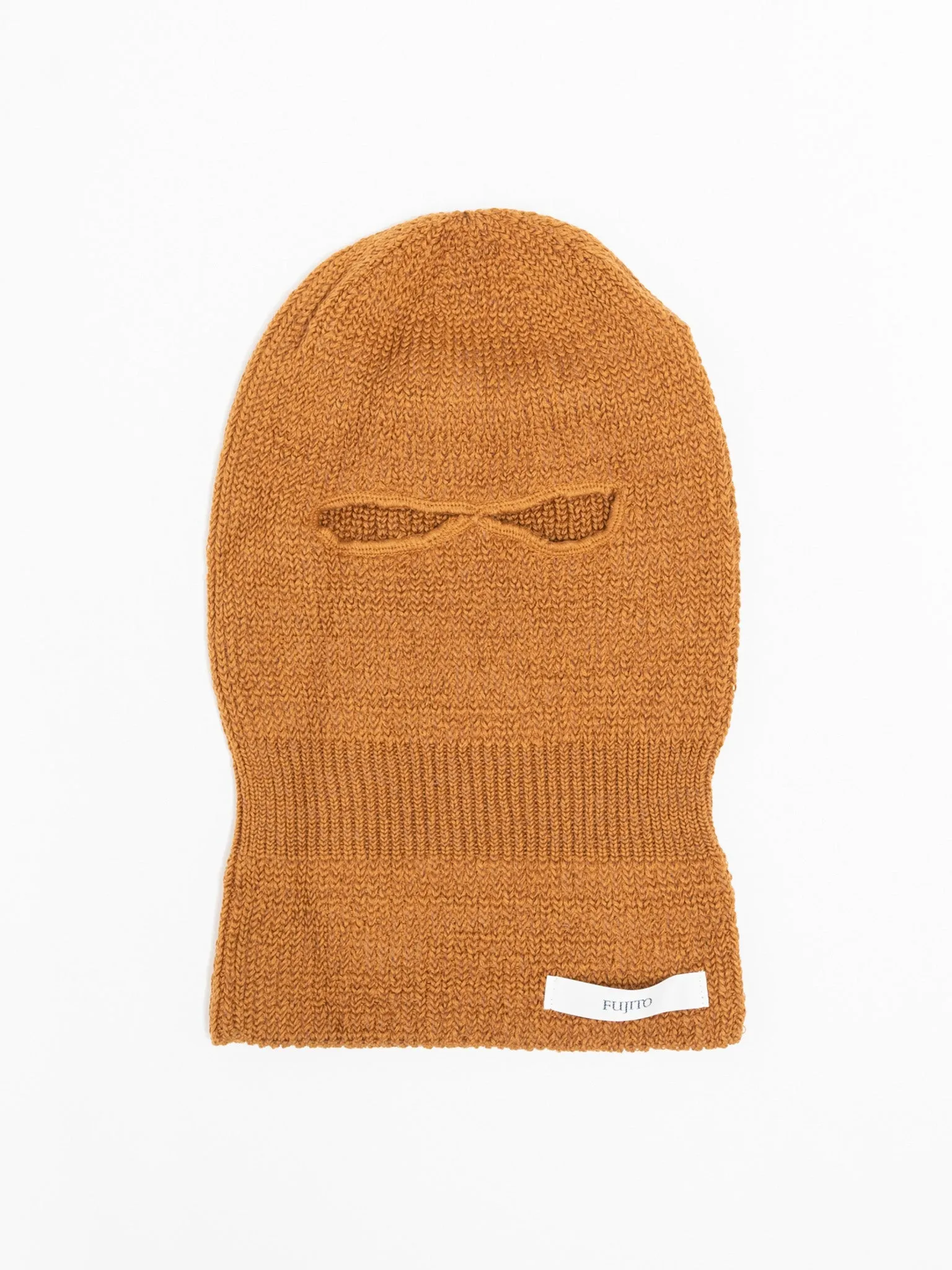 Knit Balaclava Beanie - Royal Blue, Camel