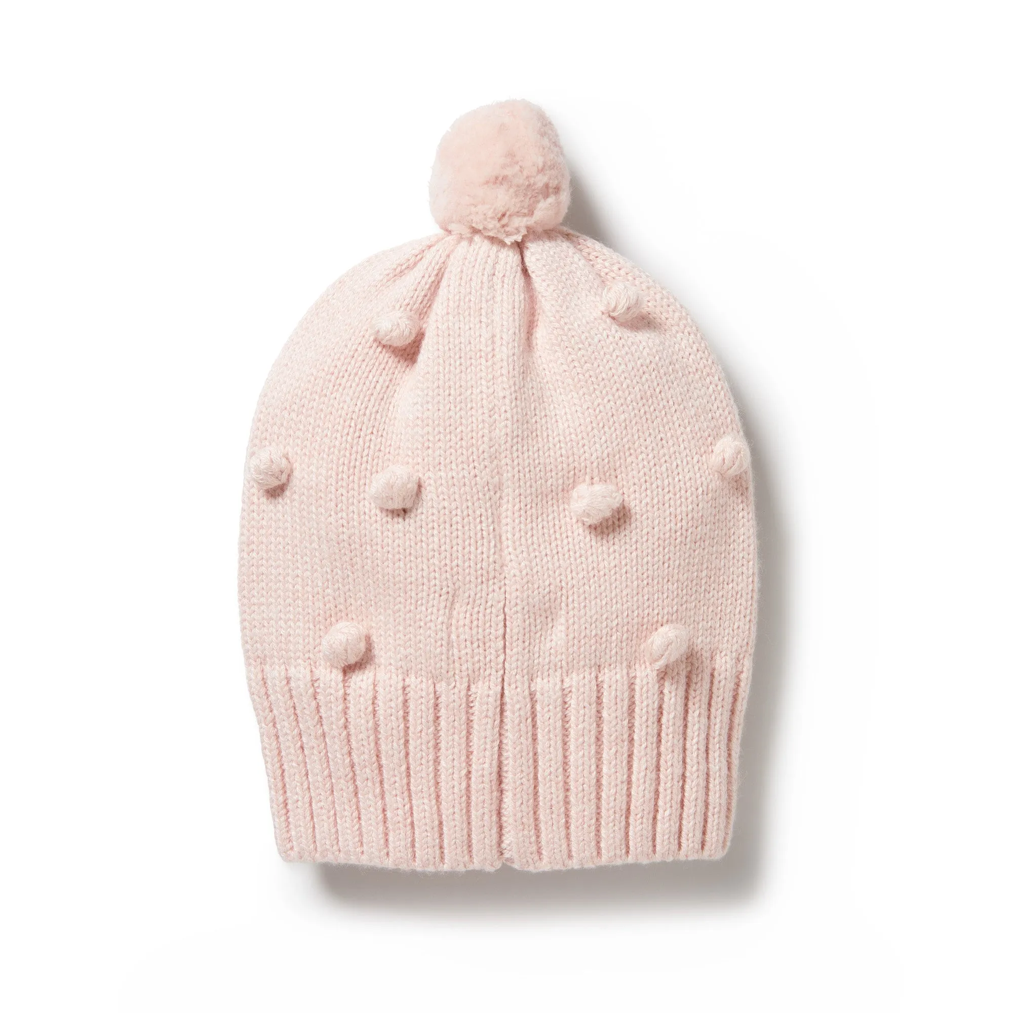 Knitted Bauble Hat | Pink