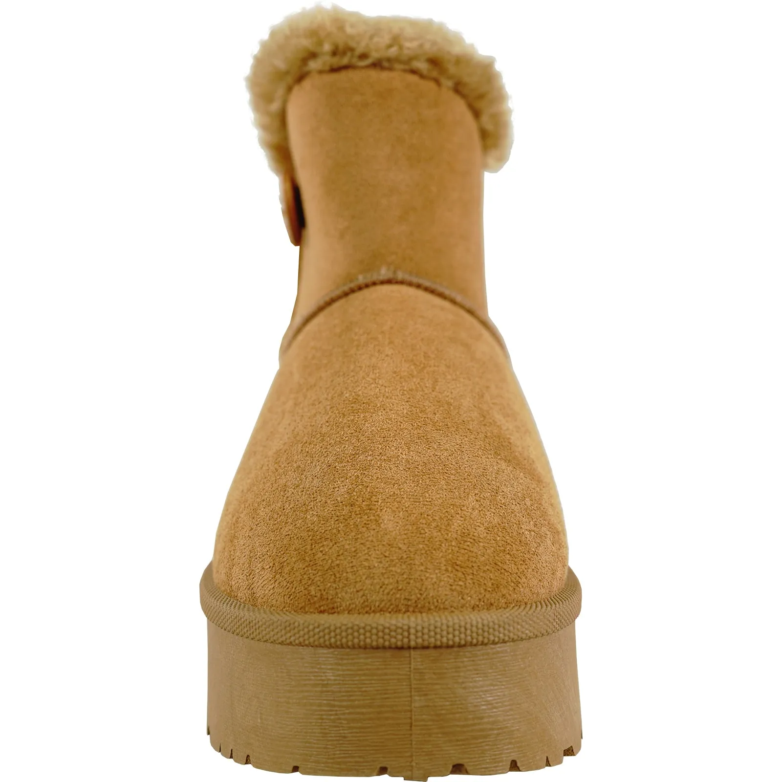 KOZI Women Boot Maggie-1 Ankle Snow Boot Tan