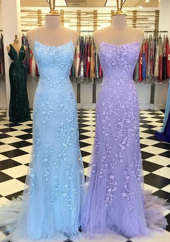 Lace Prom Dress, Formal Dress, Evening Dress, Pageant Dance Dresses, School Party Gown, PC0764