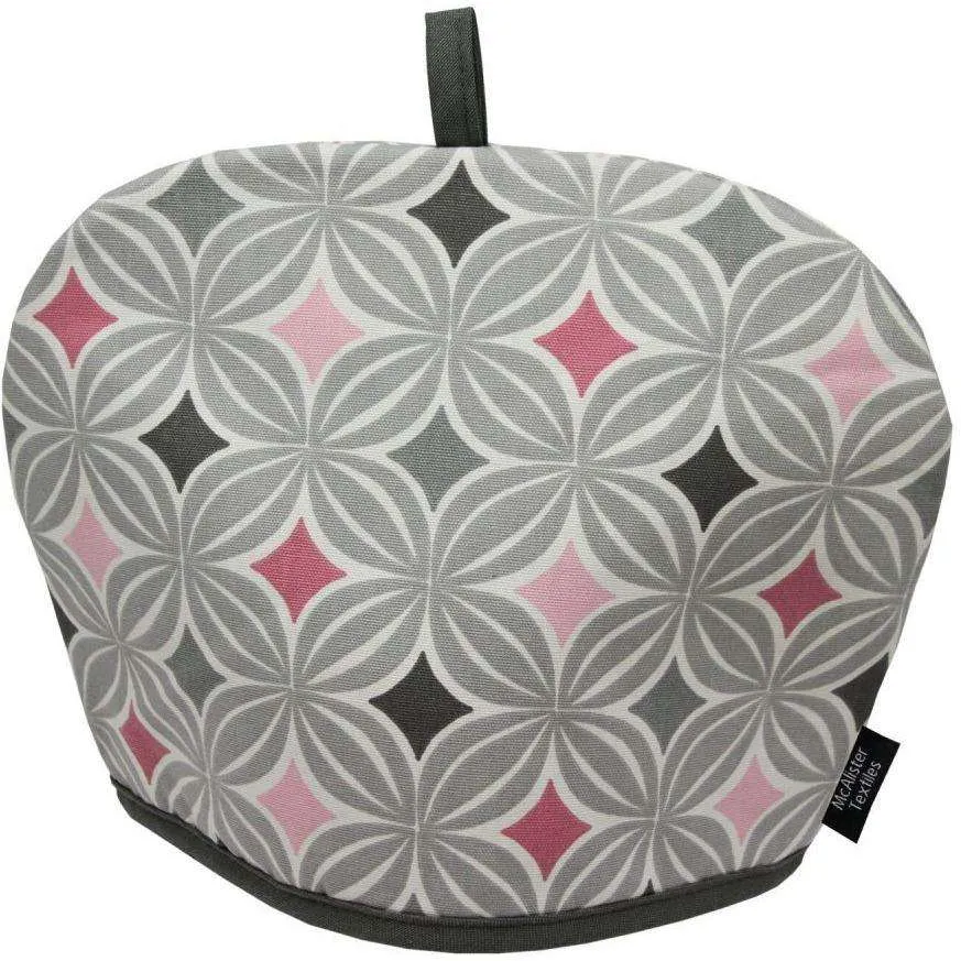 Laila Pink Cotton Print Tea Cosy