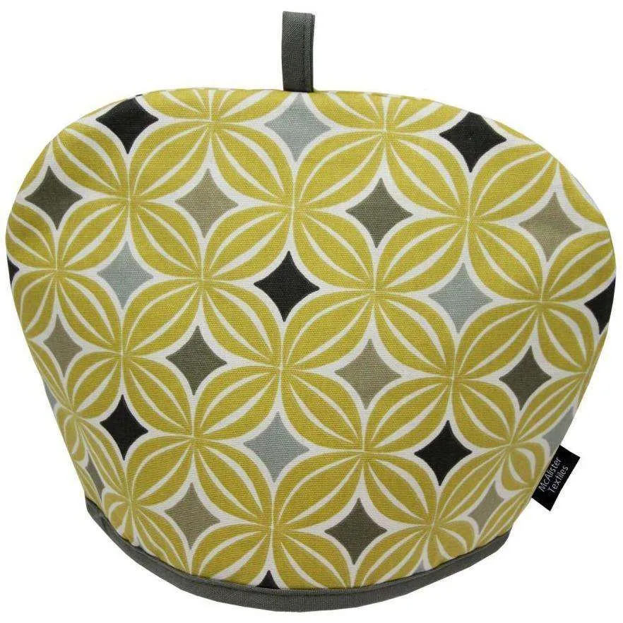 Laila Yellow Cotton Print Tea Cosy