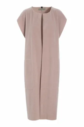 LONG VEST - 7169 - NUDE