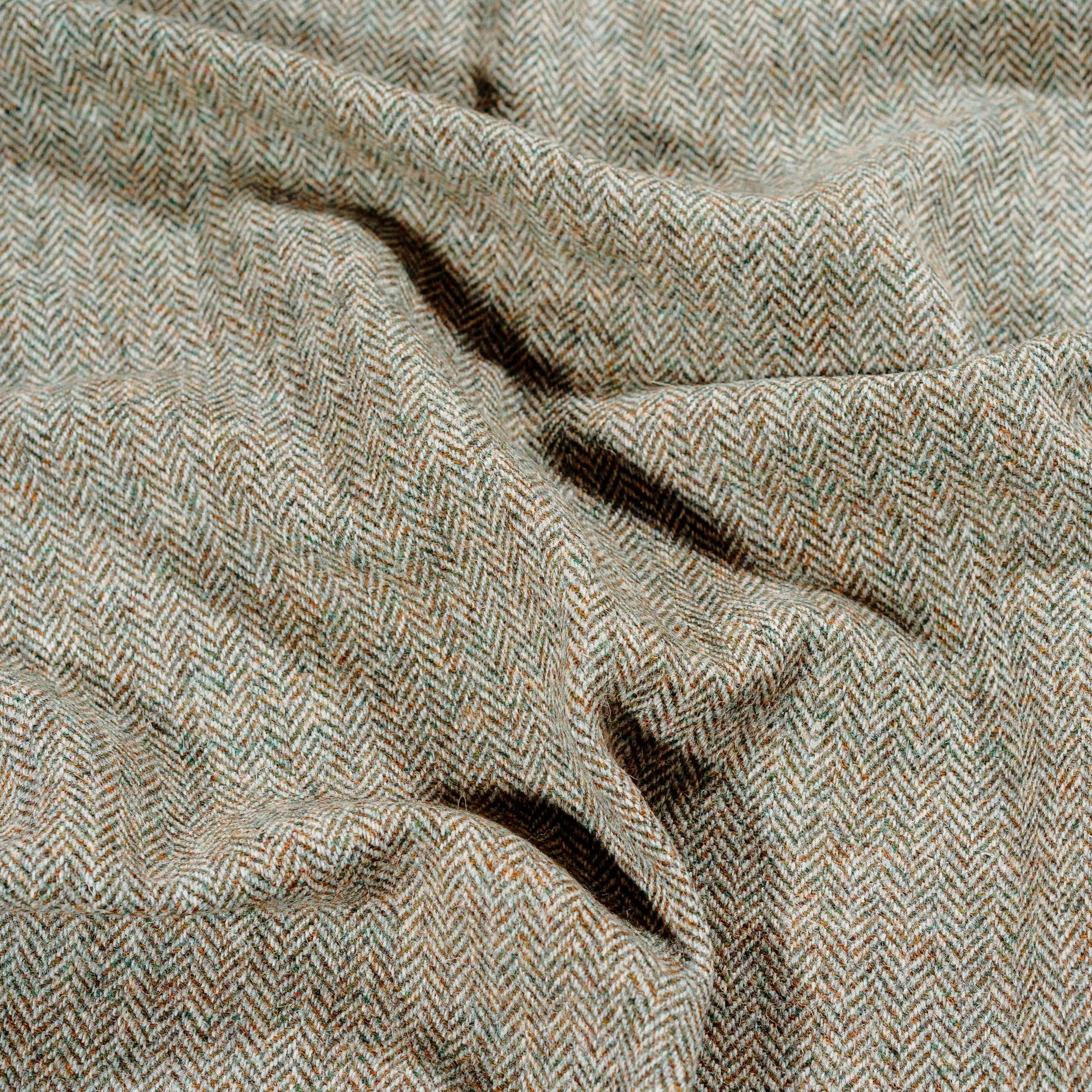 Lovat Herringbone Wrap Blanket