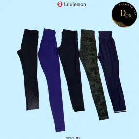 Lululemon High-Waisted Leggings - Lightweight & Breathable Activewear (GRV-11-228)