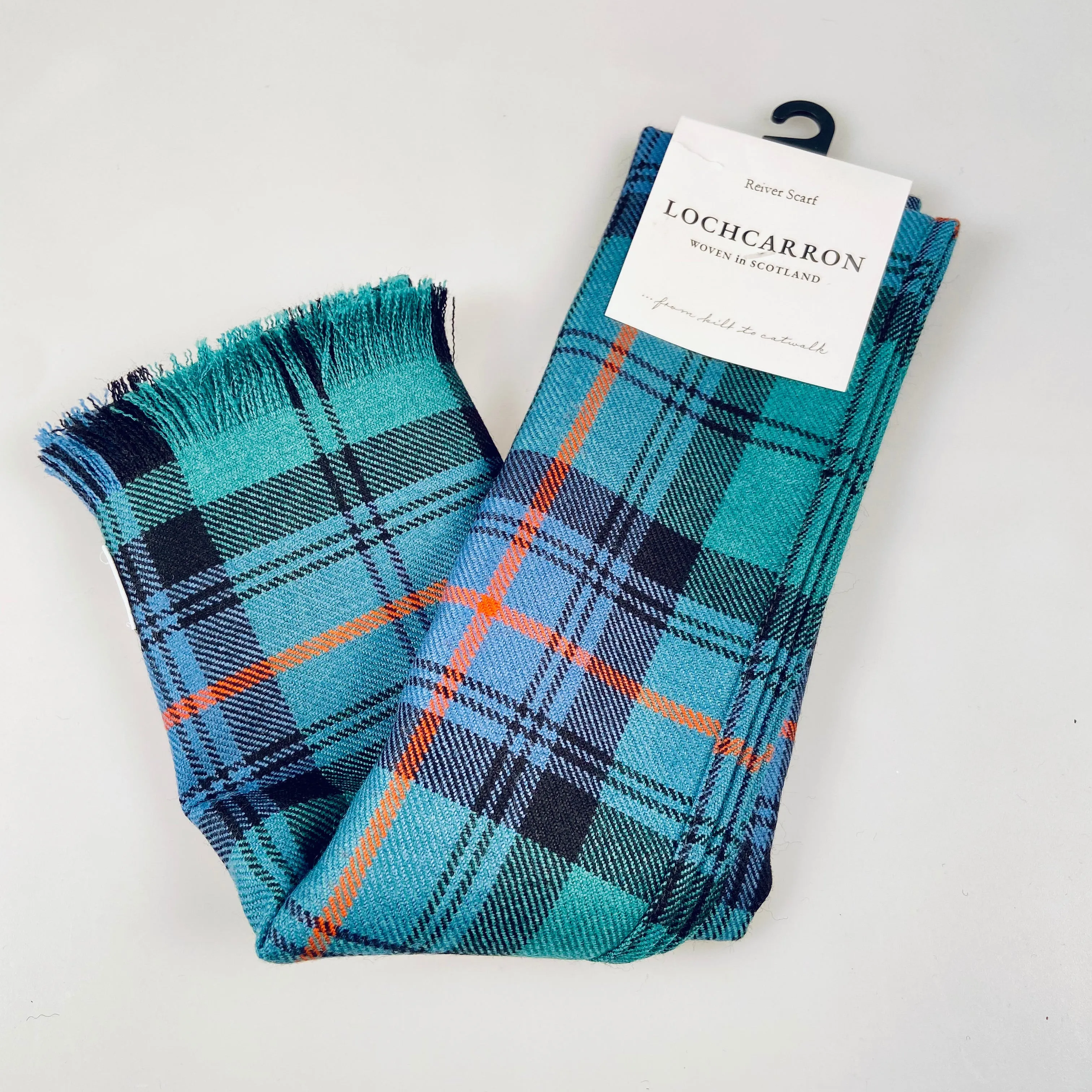 Luxury Lightweight Scarf in Armstrong Ancient Tartan