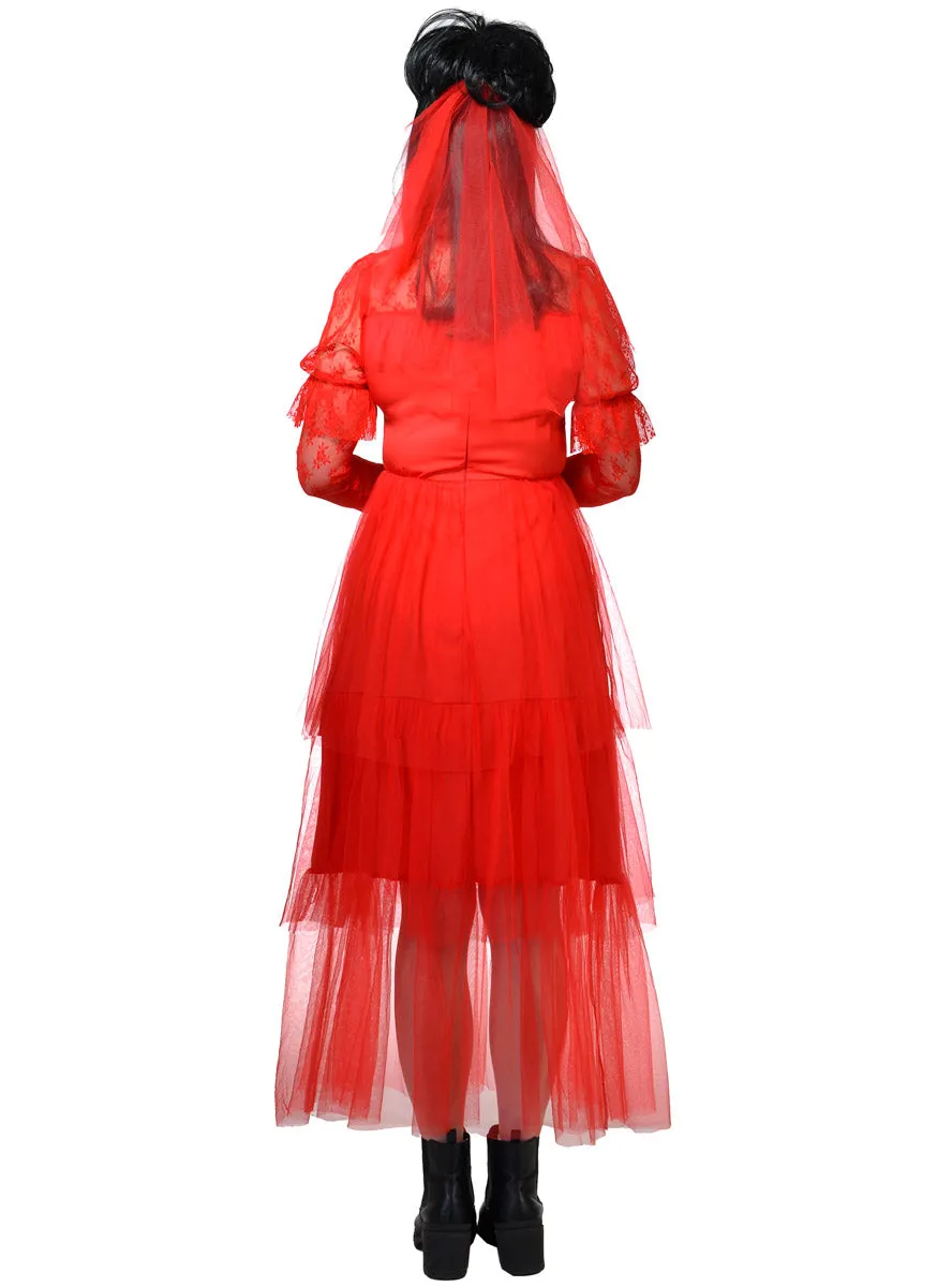 Lydia Red Beetle Bride Womens Halloween Costume