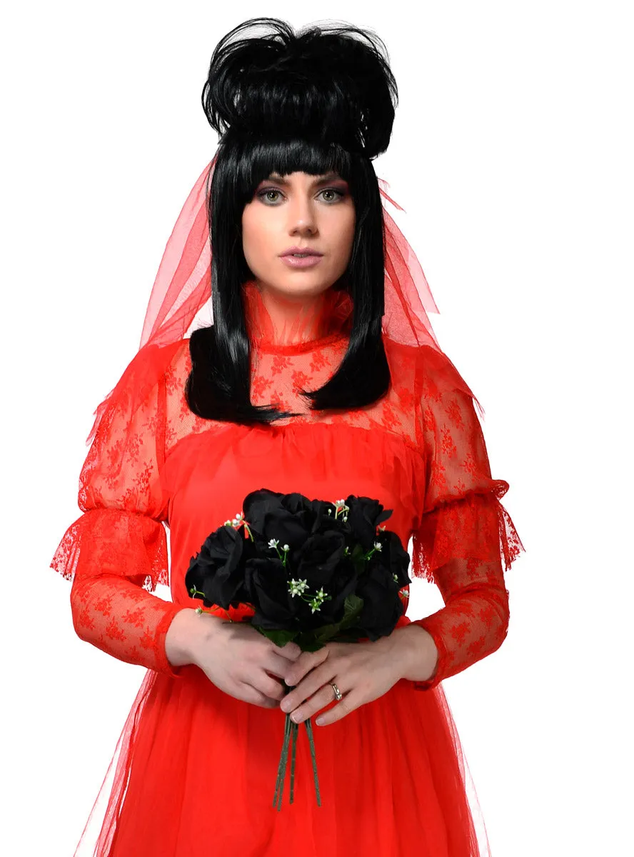 Lydia Red Beetle Bride Womens Halloween Costume