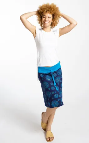 Mandala Skirt - Blue