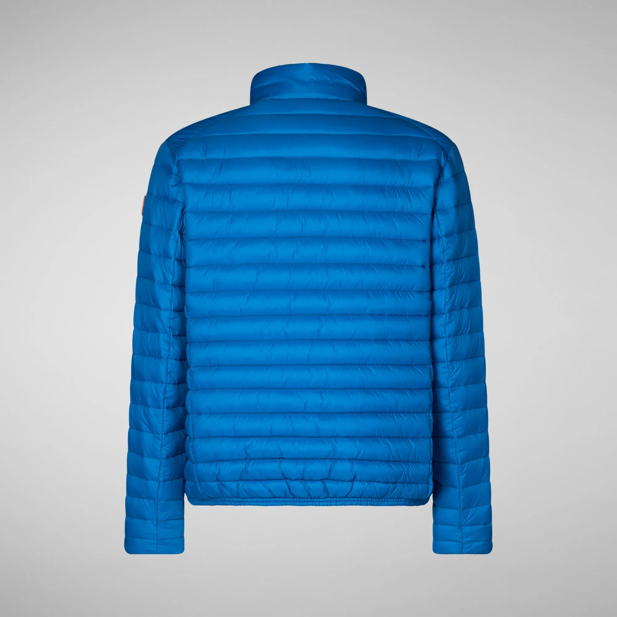 Man's free puffer jacket Alexander in blue berry