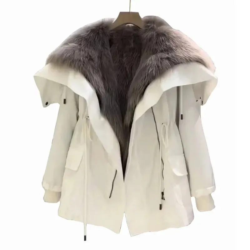 Maria Fur Collar Coat