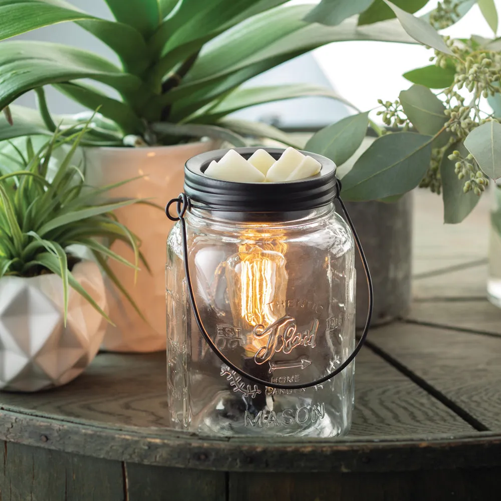 Mason Jar Edison Bulb Wax Warmer EBMAS