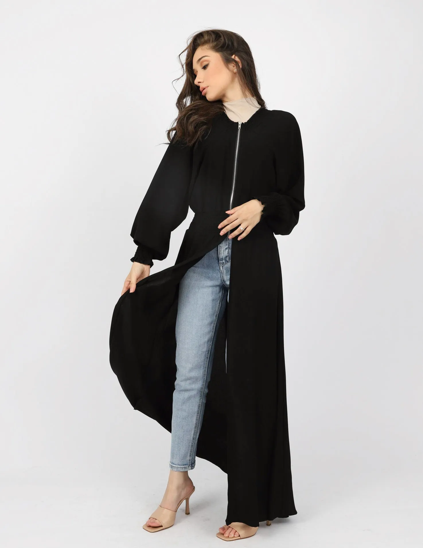 Mayra Zip Front Cardigan