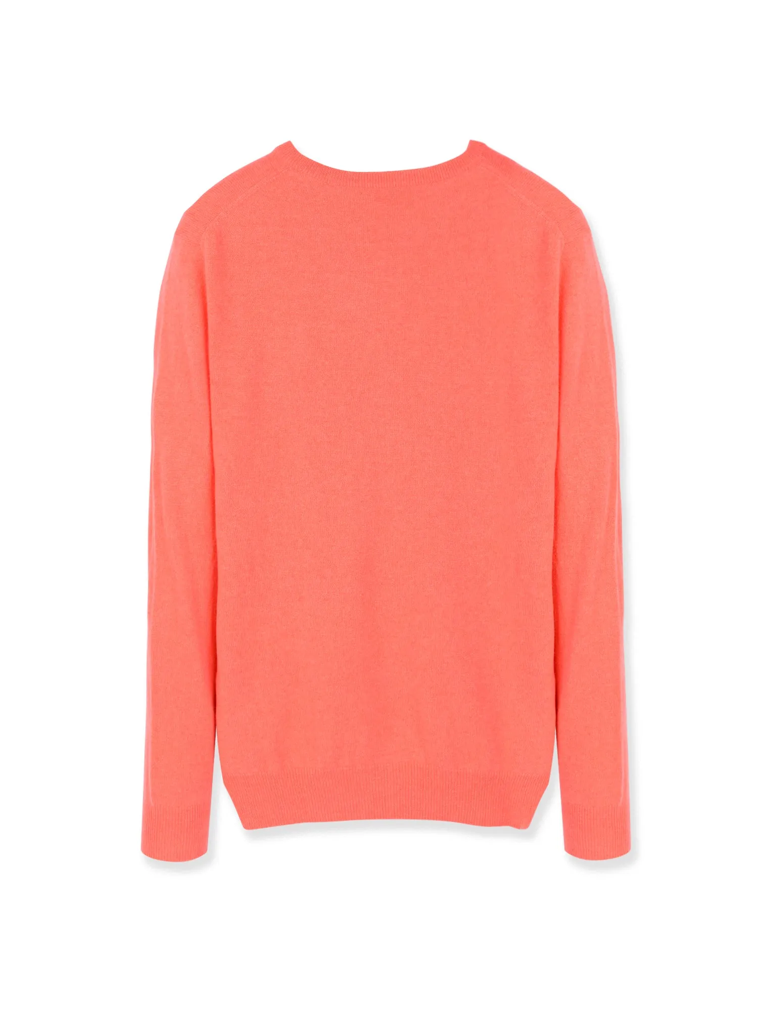 Men Crew Neck Sweater_Coral