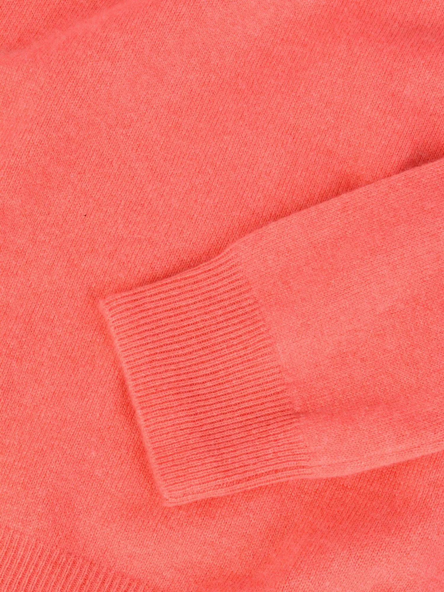 Men Crew Neck Sweater_Coral