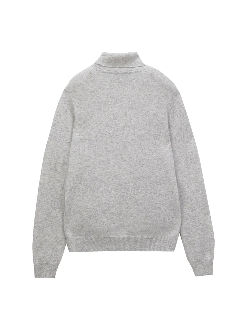 Men Turtleneck Sweater_Grey