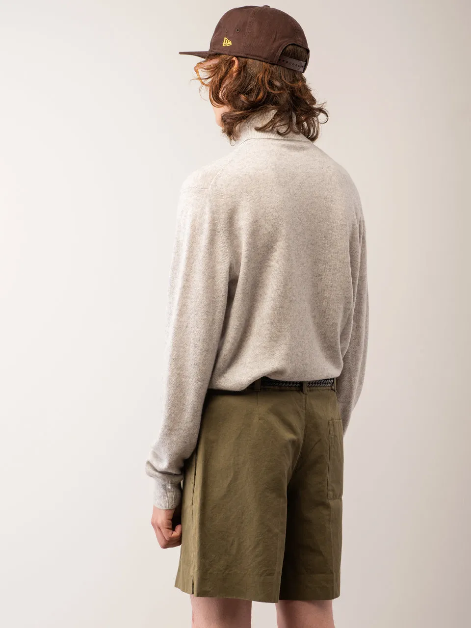 Men Turtleneck Sweater_Grey