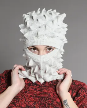 Merino Wool Spiky Balaclava