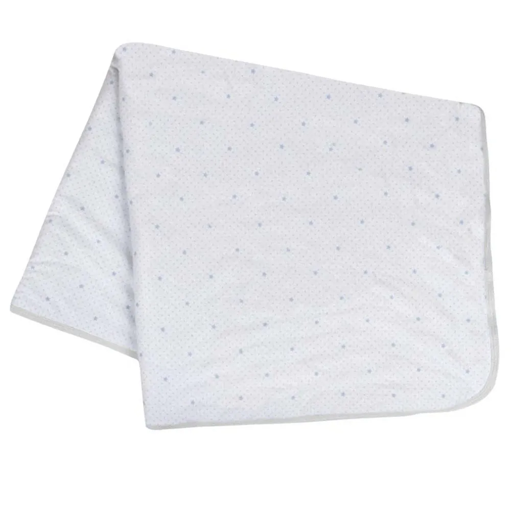 Minhon Made in Portugal Cotton Grey Baby Blanket with Stars