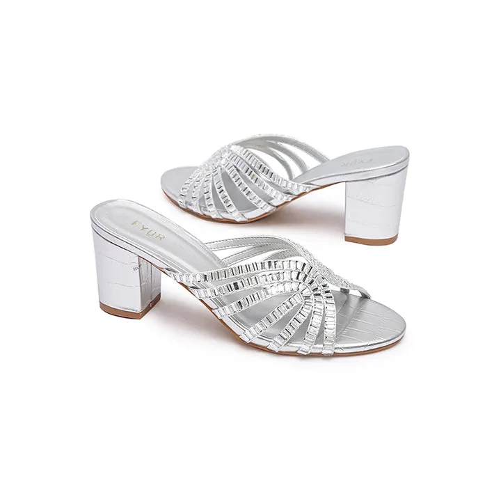 Mirror Embellished Sandal HL 153