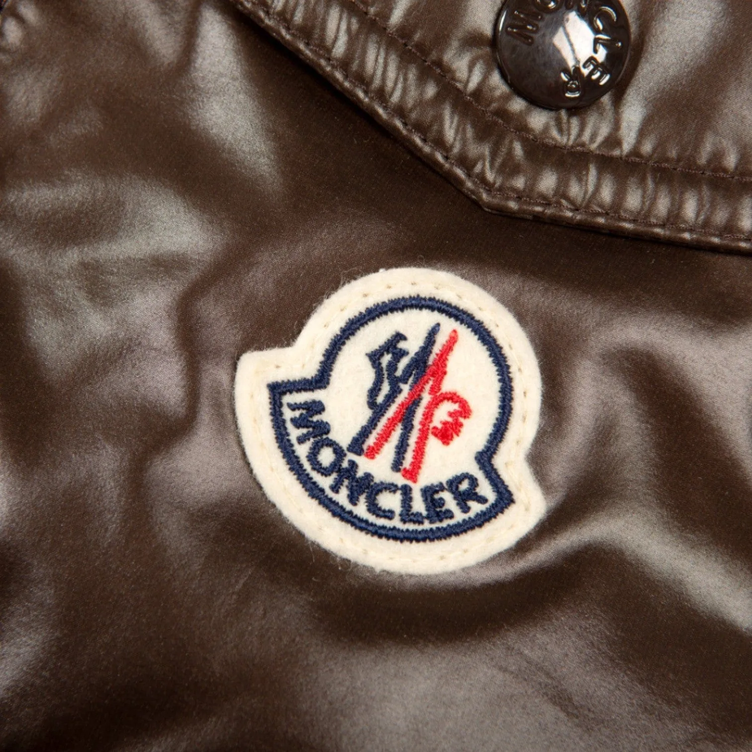 Moncler Lule Short Down Jacket Brown