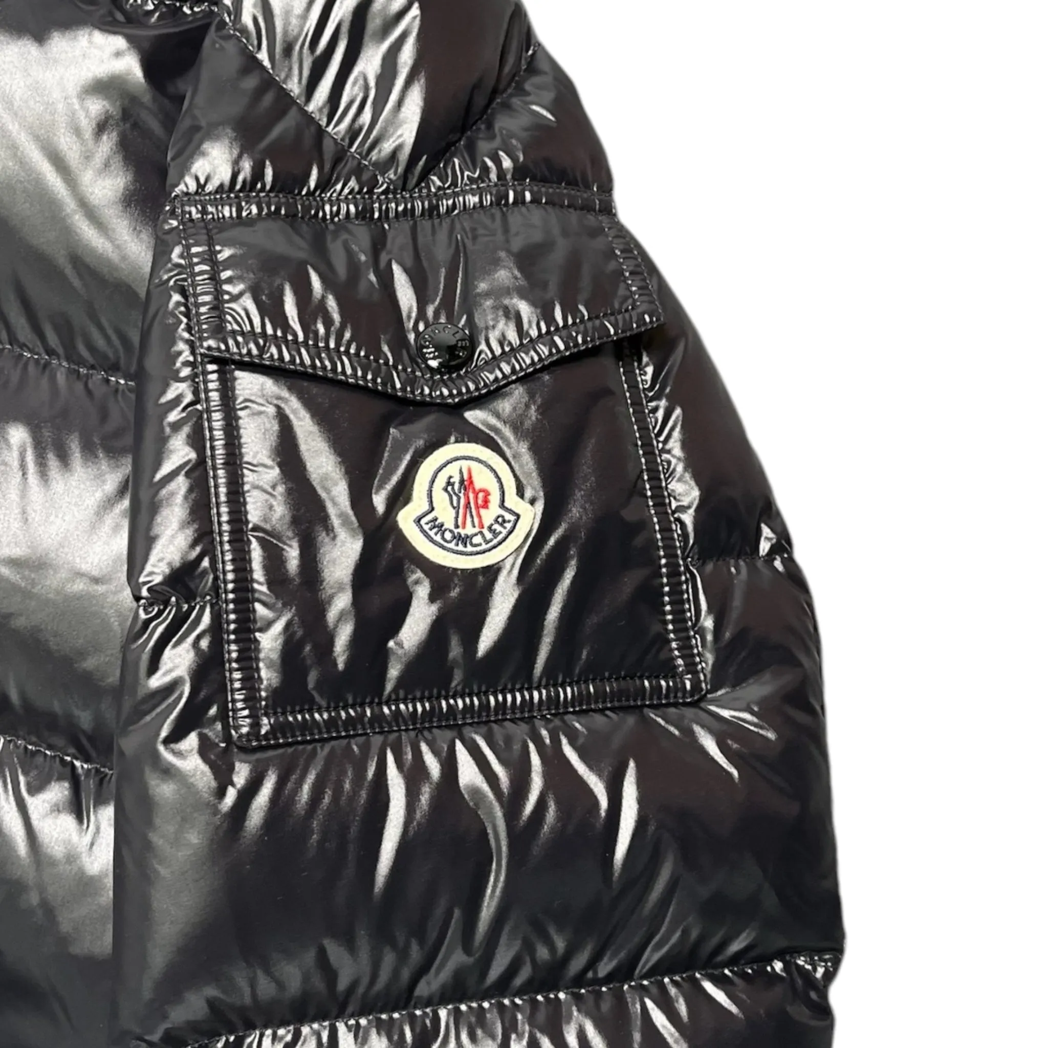 Moncler Maya Short Down Jacket Black