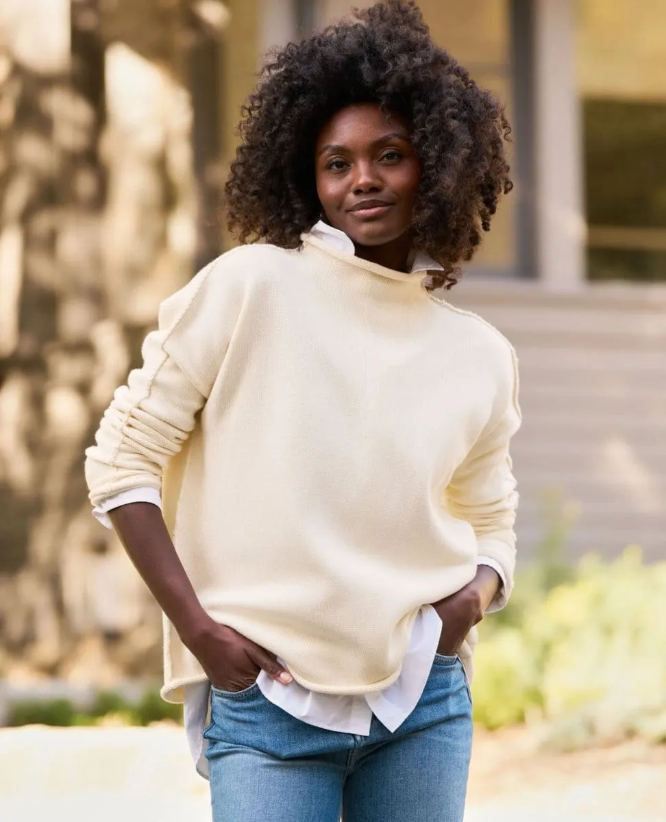 Monterey Perfect Cotton Sweater Cream