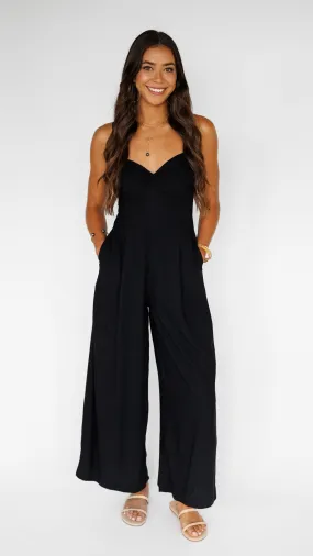 Morena Jumpsuit / Solid Black