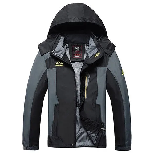 Nsqured "All-Weather Defender" Men's Windproof Hooded Jacket