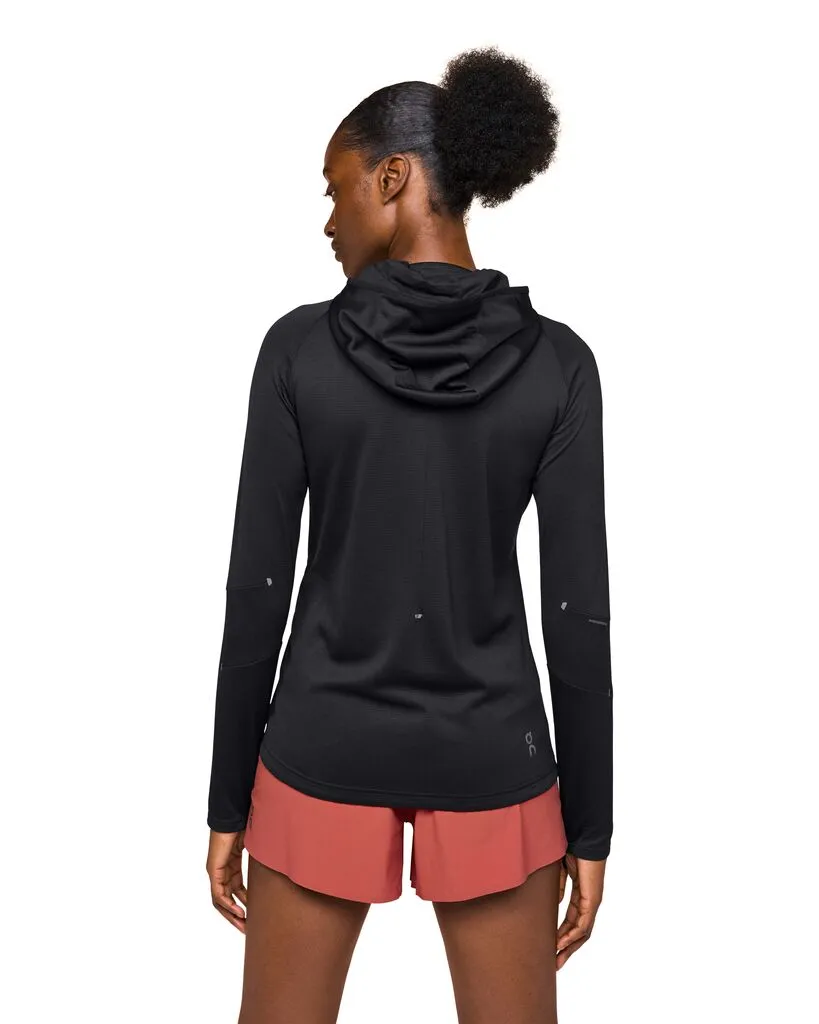 On Running Climate Zip Hoodie (Womens) - Black