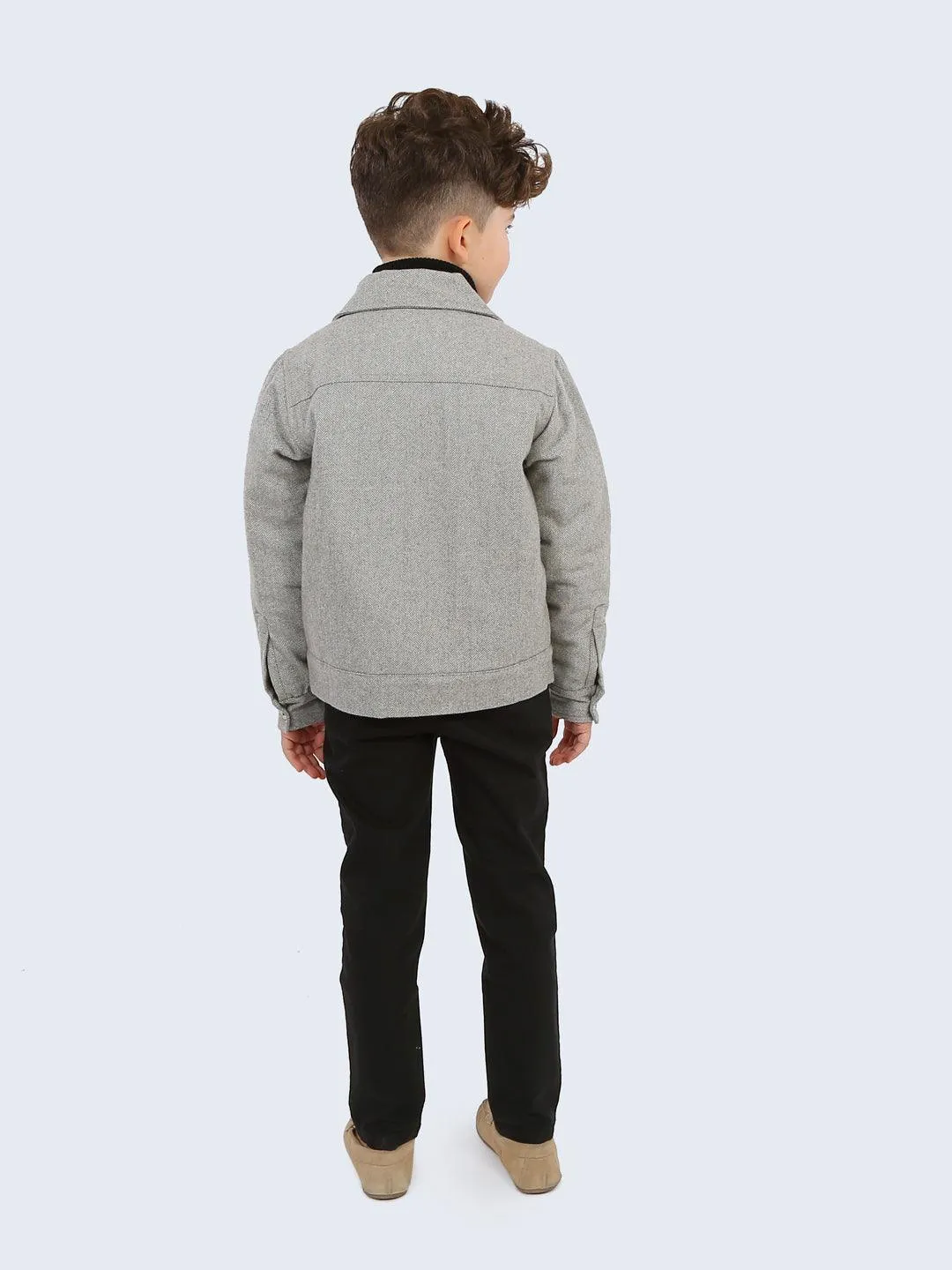 One Friday Grey Classic Jacket