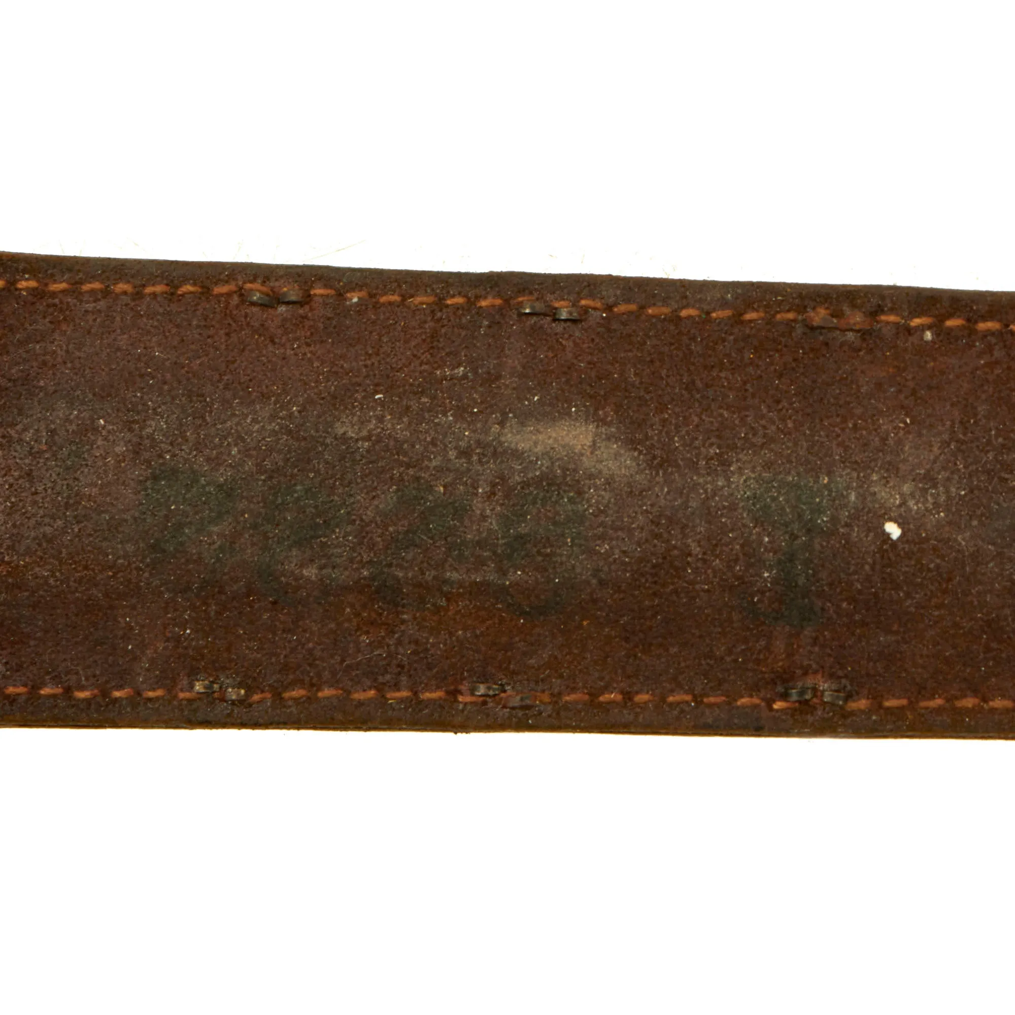 Original U.S. WWII 1943 Dated M6 Leather Scabbard by Lyon & Coulson for the M3 Fighting Knife - Scabbard Only