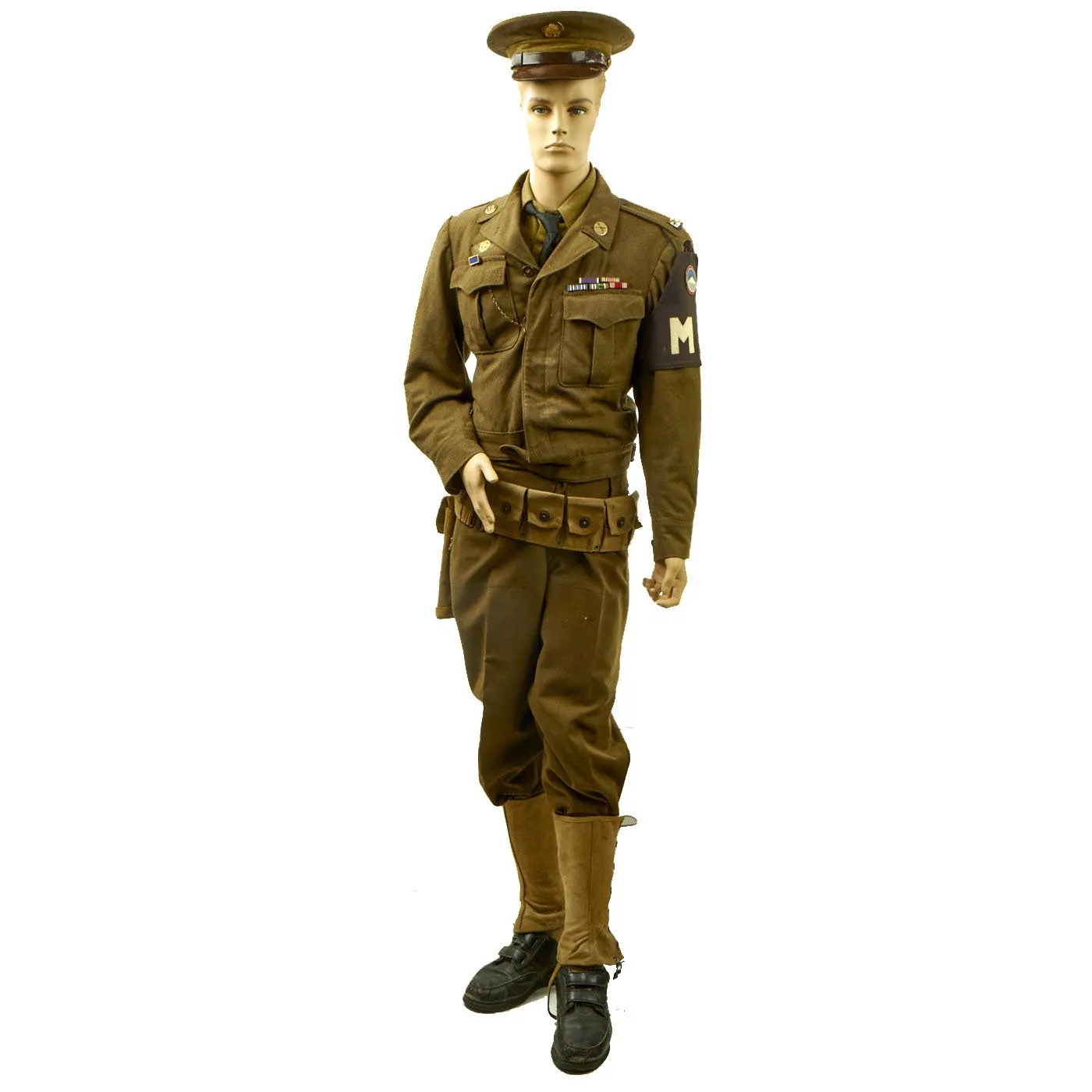 Original U.S. WWII GI Army Uniform with Mannequin