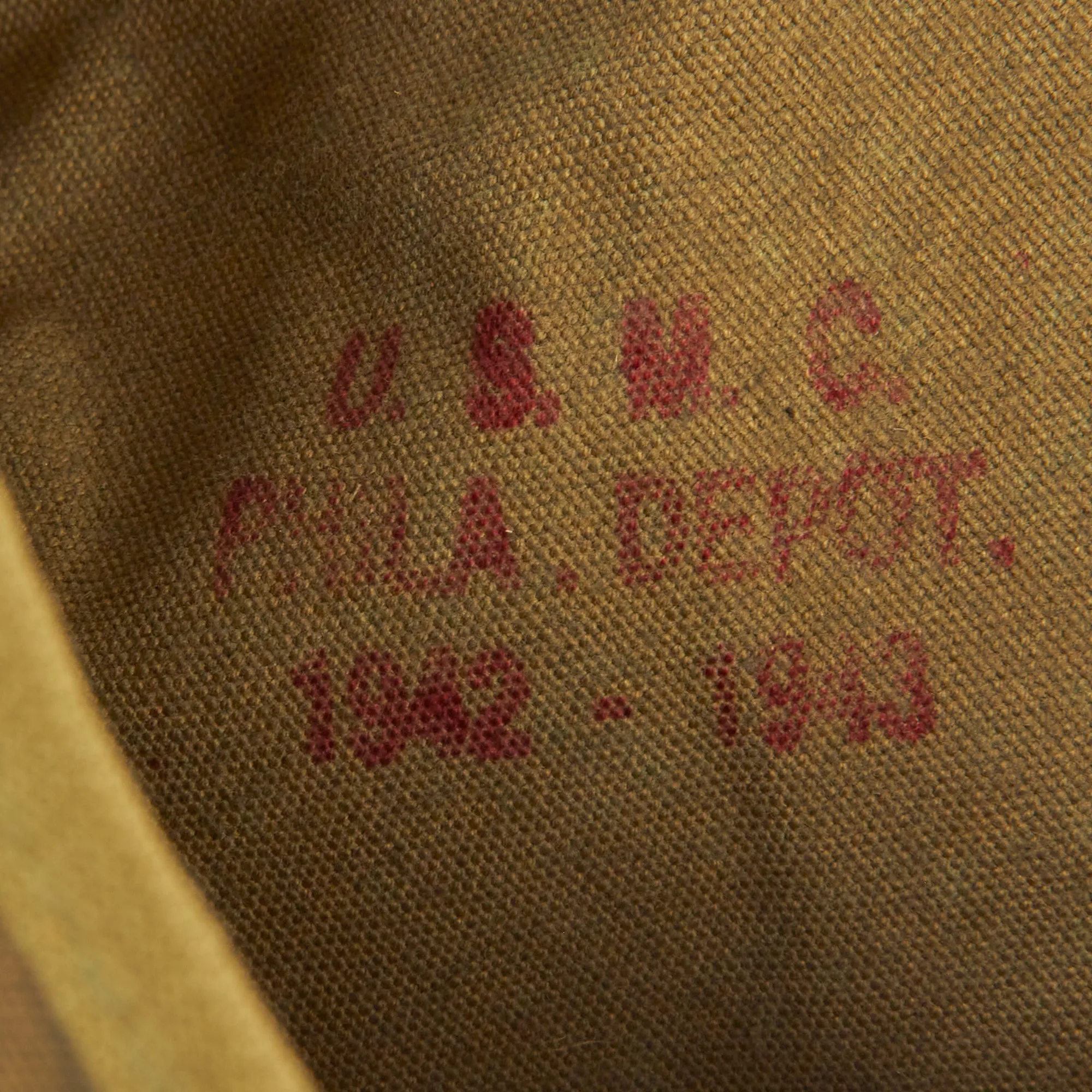 Original U.S. WWII Unissued US Marine Corps P-41 “782” Haversack and Knapsack Duel Pack System by Philadelphia Depot - Upper & Lower Packs (1942-1943)