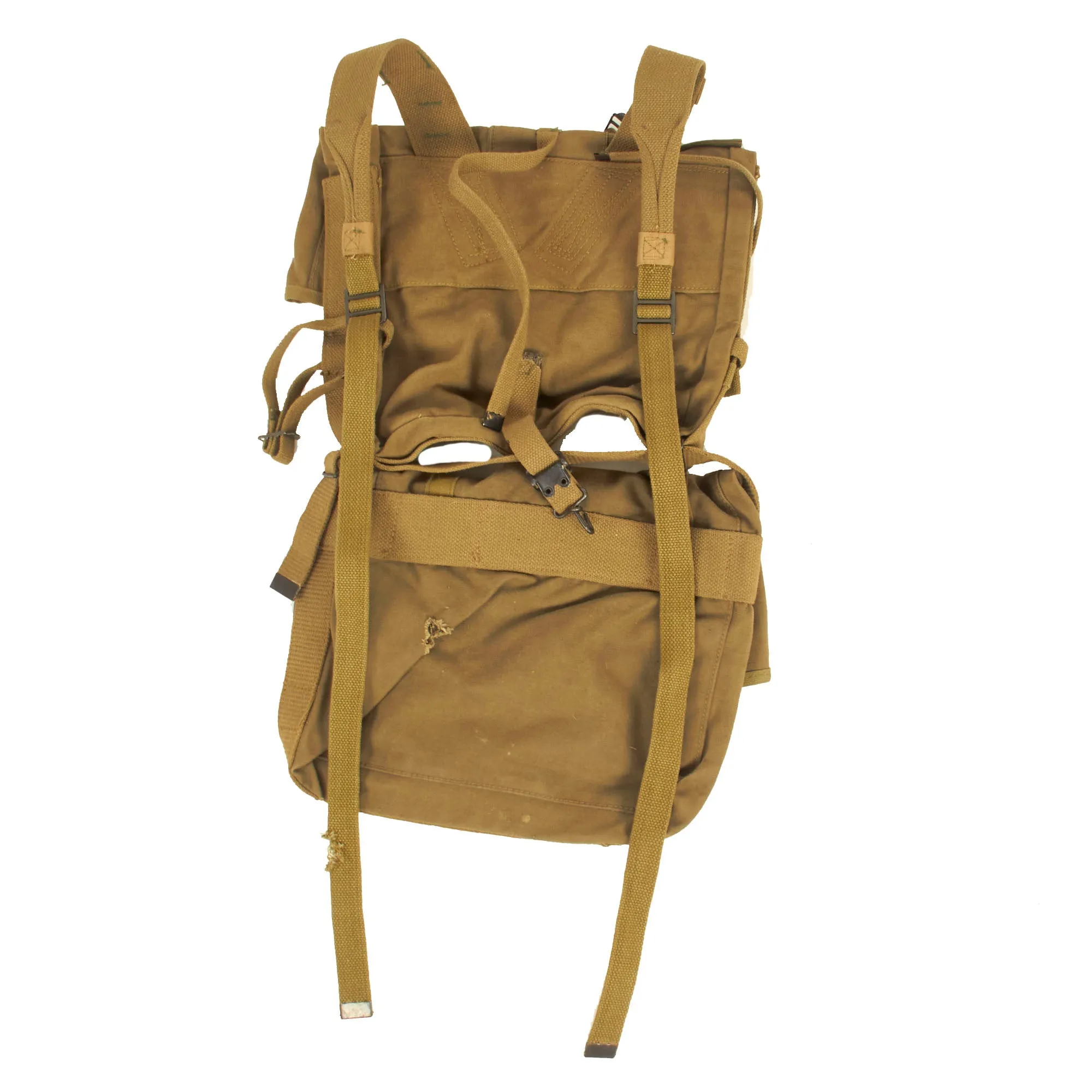 Original U.S. WWII Unissued US Marine Corps P-41 “782” Haversack and Knapsack Duel Pack System by Philadelphia Depot - Upper & Lower Packs (1942-1943)