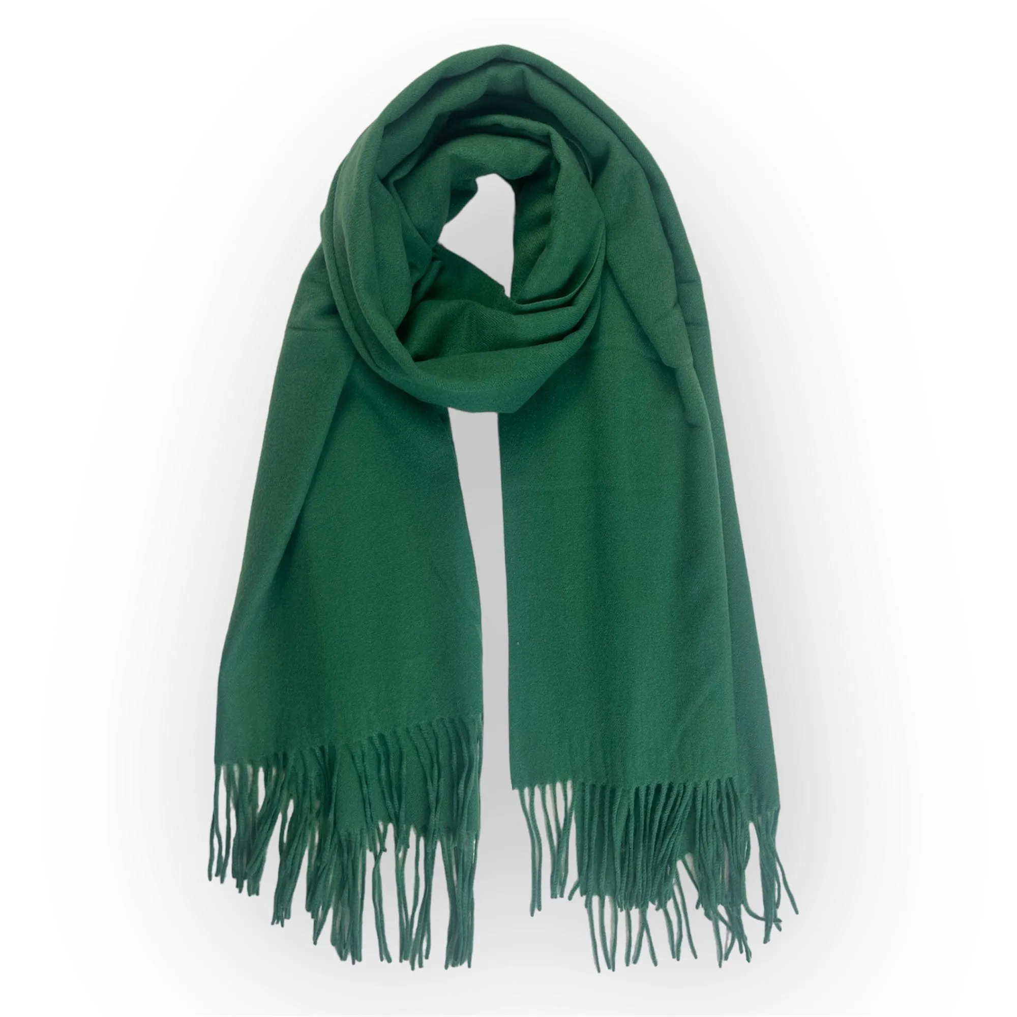 Pashmina Shawl Emerald Green - Thick Scarf